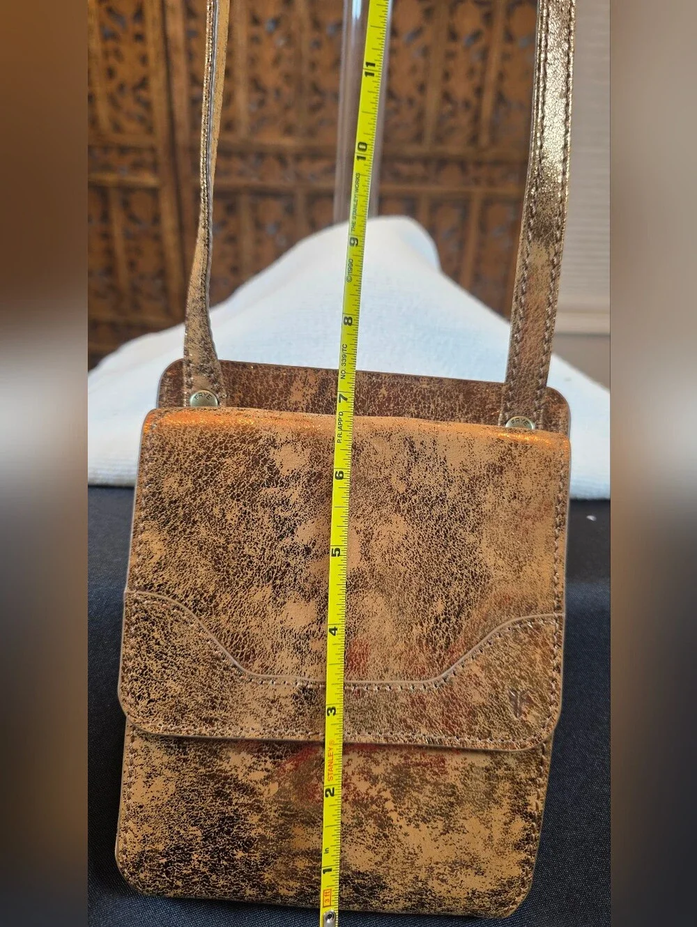 Frye Brown Suede Crossbody Bag - Picture 7 of 9
